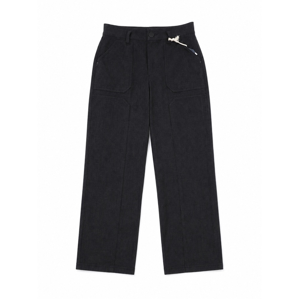 Democracy Ab-solution Skyrise Wide Leg Patch Pocket Pants Charcoal Grey 8